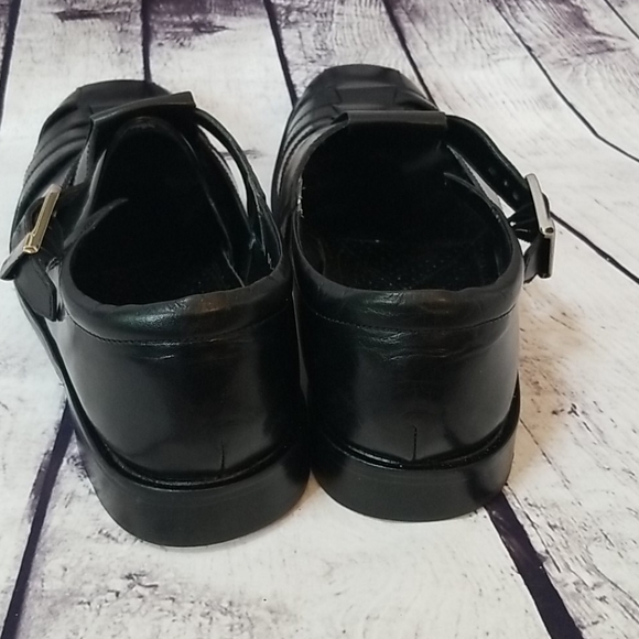 Stacy Adams Black Fisherman Sandal - Sz 12 - EUC